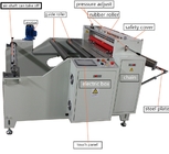 automatic roll to sheet cutting machine for PET, PC, PVC, PCB, FPC