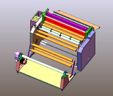 customized 2 unwinder automatic collect Microcomputer Paper Horizontal Cutter Machine