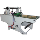 rubber material slitting and sheeting machine with conveyor belt