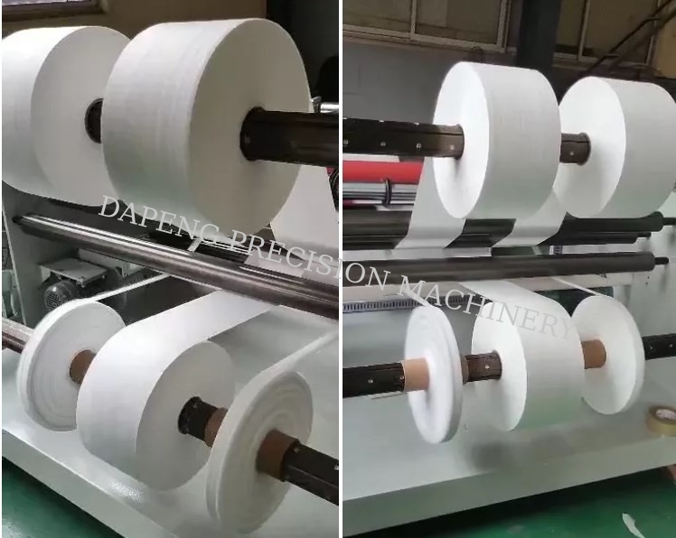 Plastic Polyester Film Coil Cutting Rewinding Machine