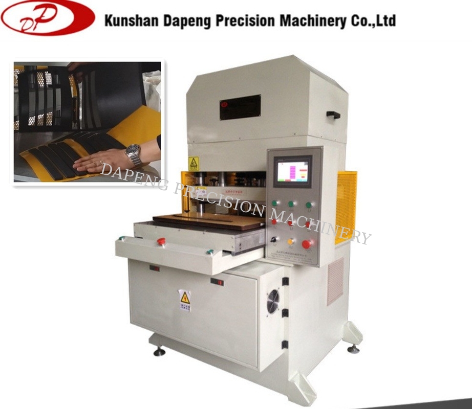 Touch Screen Die Cutting Machine with 4 post and hydraulic driving max cutting force 40 Ton