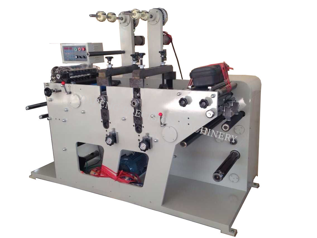 Rotary die cutting machine max width 320mm and with slitting rewinding function or sheeting